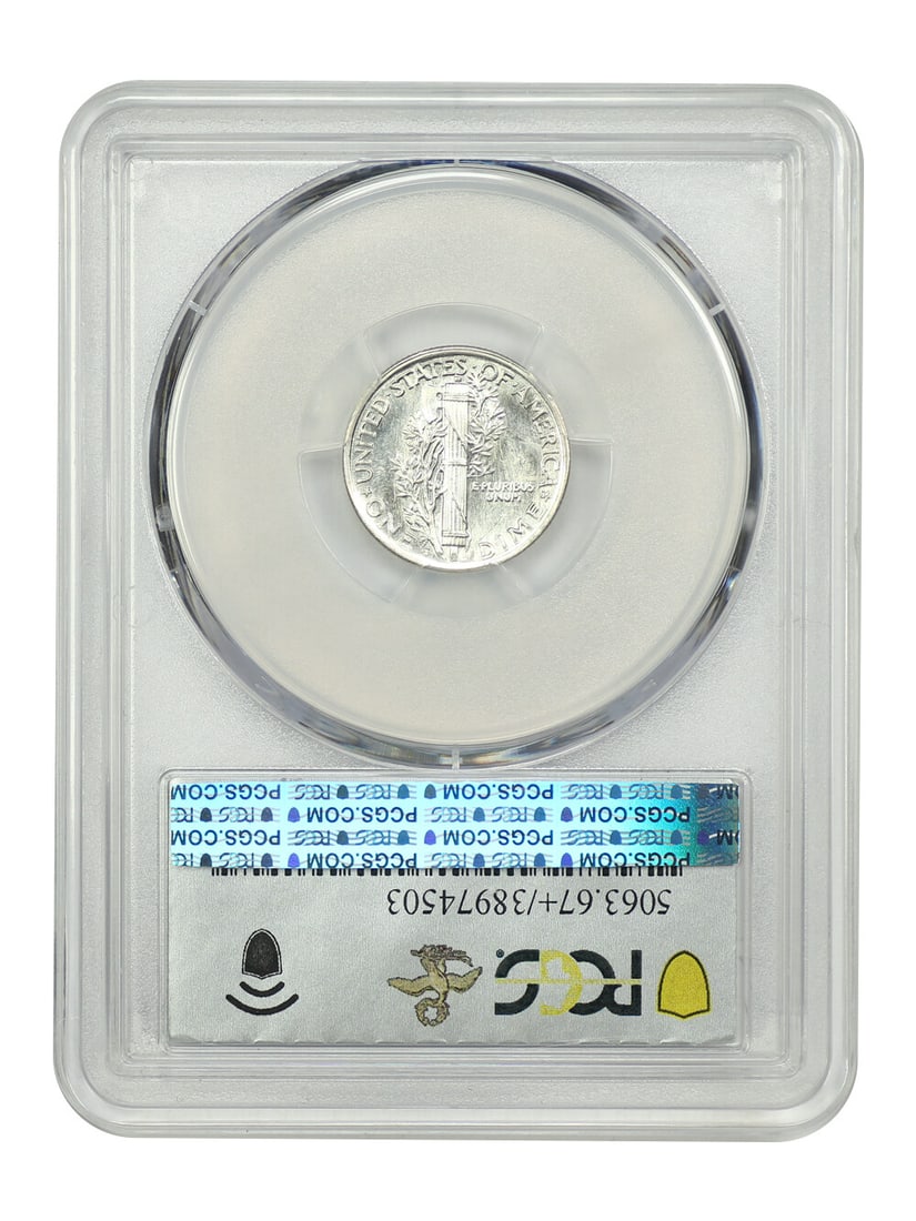 PCGS MS67+FB Micro S - 2