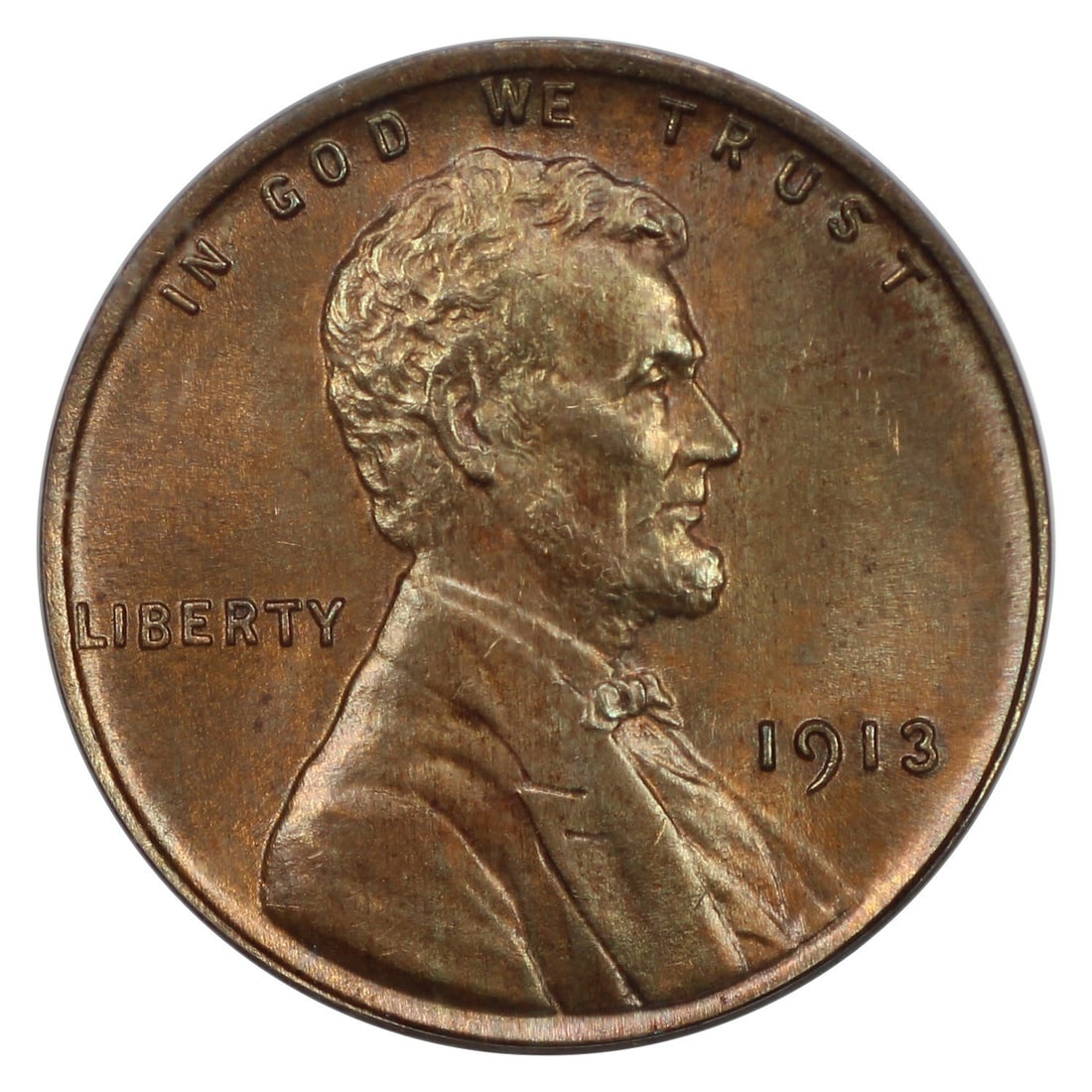 MS65BN Wheat Reverse Lincoln Cent - 3