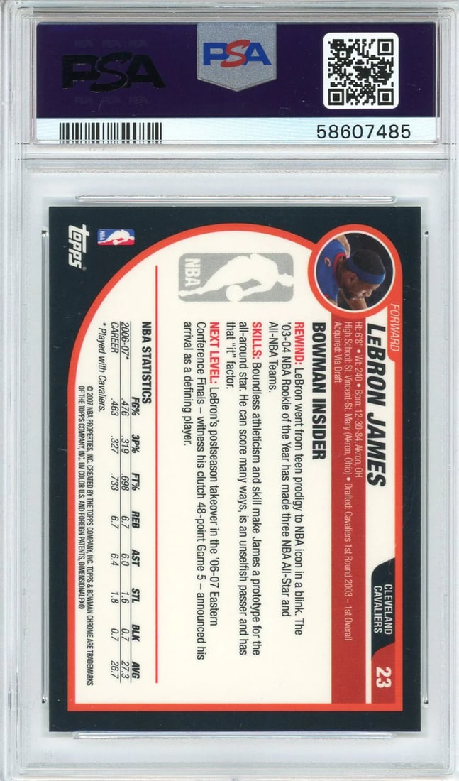 Chrome Card #23 (PSA) - 2