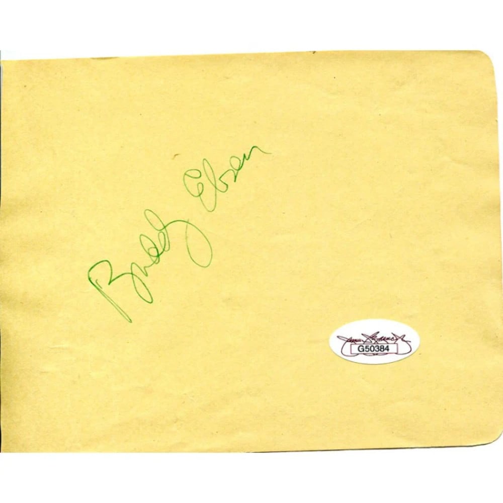 Buddy Ebsen Signed Paper Sheet