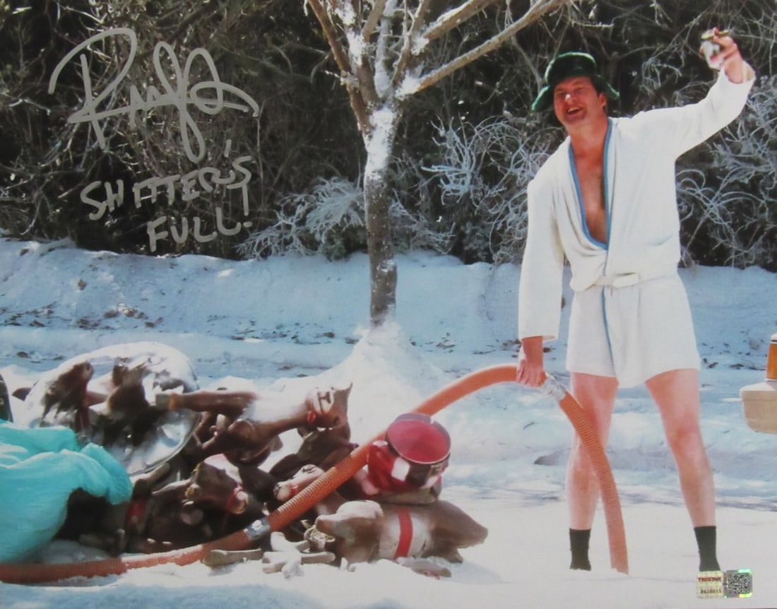 Randy Quaid Signed Photo Christmas Vacation: Randy Quaid Signed Photo Christmas Vacation Randy Quaid's iconic smile shines bright in this original photo from the classic holiday film Christmas Vacation. The image bears his signature, making it