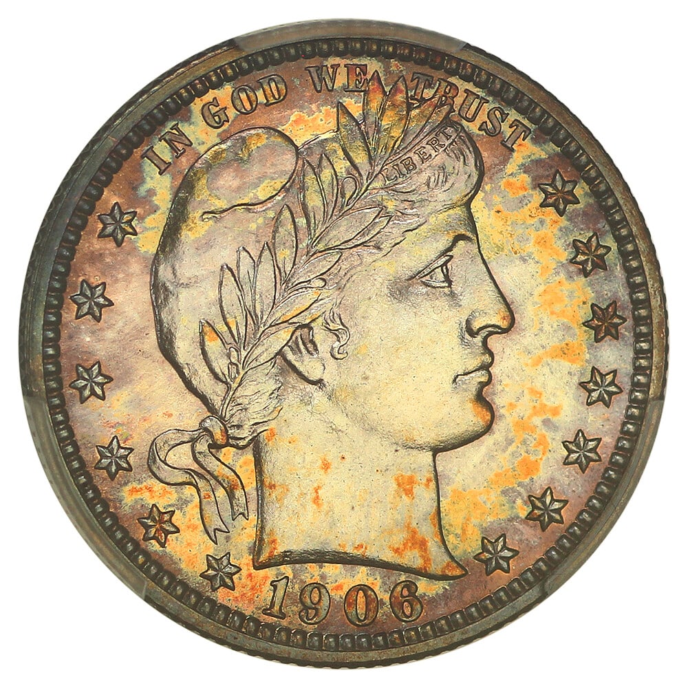 PCGS 25C 1906 PR68 - 5