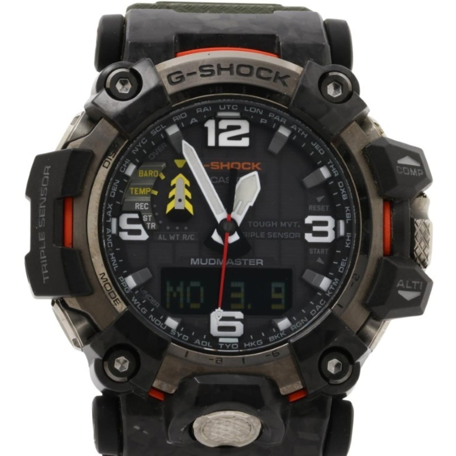 Strict Watch Rules Apply: Strict Watch Rules Apply Stainless steel construction and a 54.6mm diameter make this Casio watch a substantial timepiece. Used in very good condition with some minor scratches and dirt, its features 