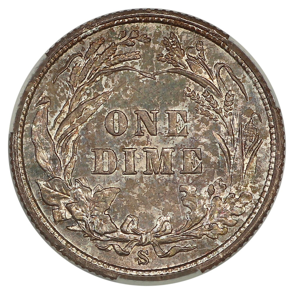 MS66 Barber Dime - 4