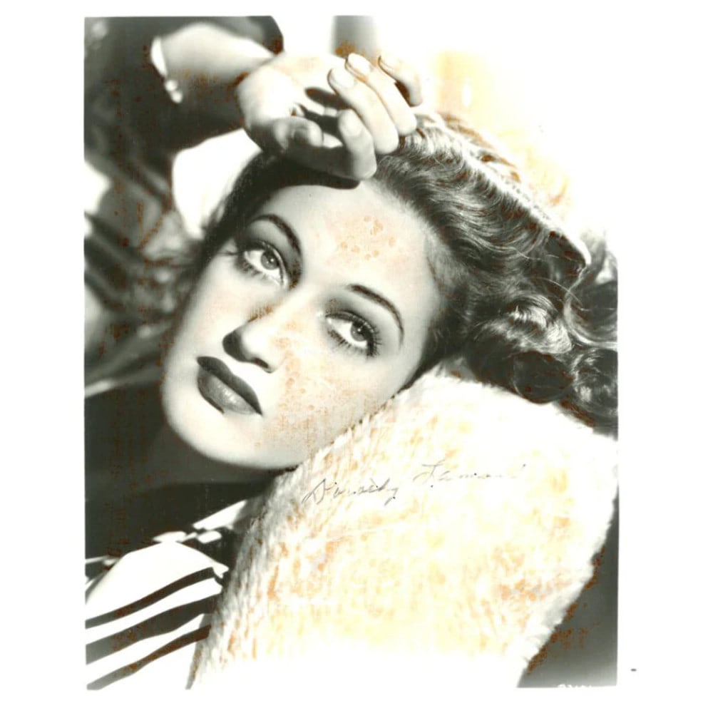 Dorothy Lamour Signed Photo 8x10: Dorothy Lamour Signed Photo 8x10 Dorothy Lamour's iconic presence shines through in this 8x10 photo, bearing her signature in slightly faded thin black sharpie. This rare piece of memorabilia