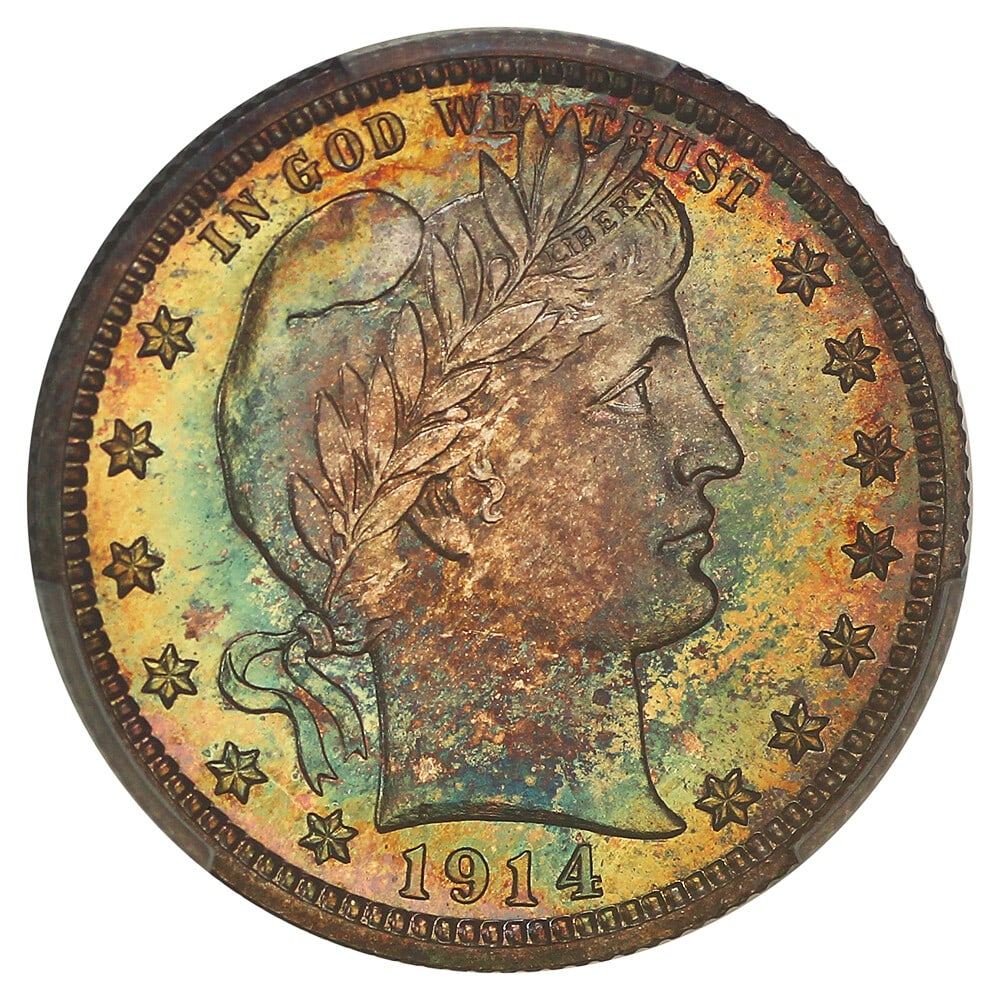 PR68 25C 1914 PCGS - 5