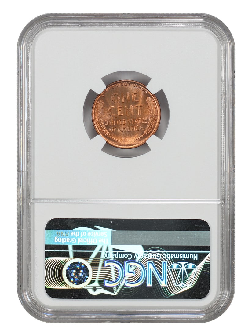 Lincoln Cent Wheat Reverse 1c Mint Red - 2