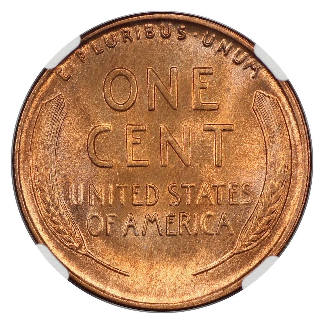 Lincoln Cent Wheat Reverse 1c Mint Red - 4