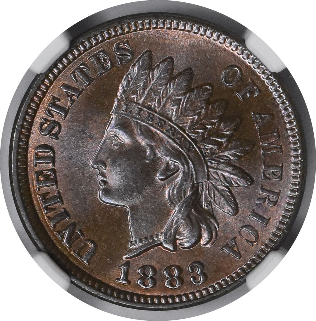 Indian Cent MS66RB NGC - 2