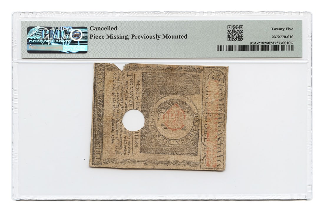 Colonial PMG 1780 - 2