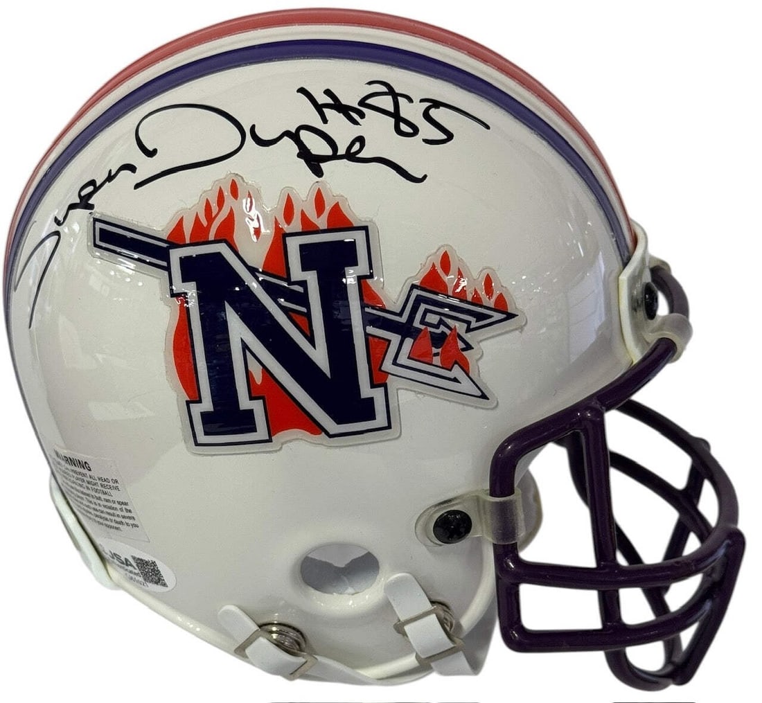 Mark Duper Autographed Northwestern State University Mini Helmet by JSA: Mark Duper Autographed Northwestern State University Mini Helmet by JSA Exceptional Mark Duper Autographed Northwestern State available for auction. Review complete item specifications below for detai