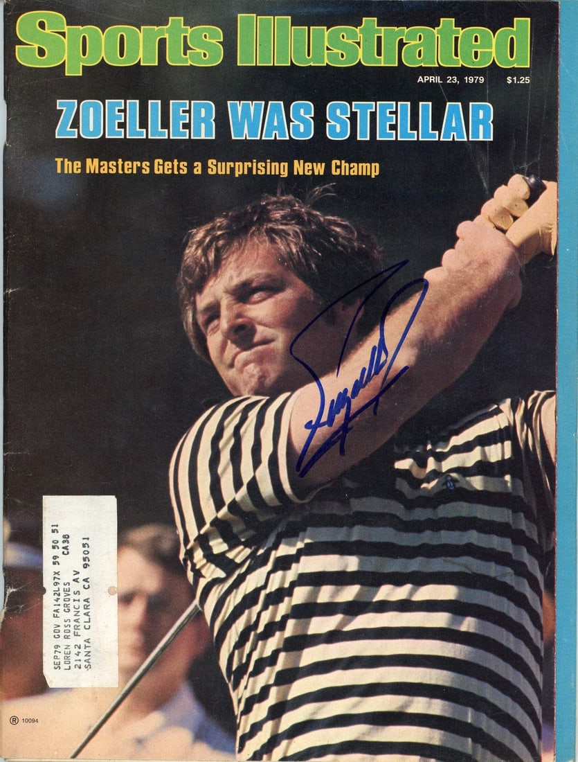 Fuzzy Zoeller Signed Sports Illustrated Magazine: Fuzzy Zoeller Signed Sports Illustrated Magazine Exceptional Fuzzy Zoeller Signed Sports Illustrated available for auction. Review complete item specifications below for detailed information. Item