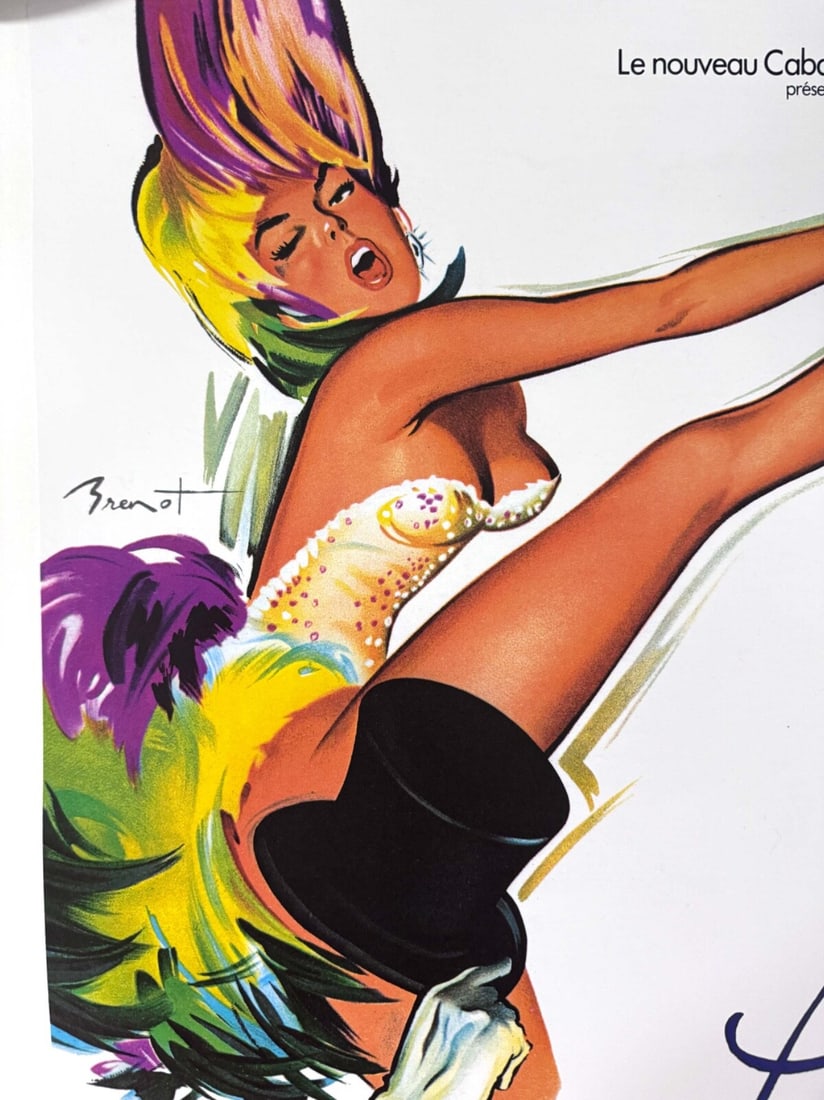 Lido Allez Lido Poster By Pierre Laurent Brenot On Linen Donn Arden (1 of 5)