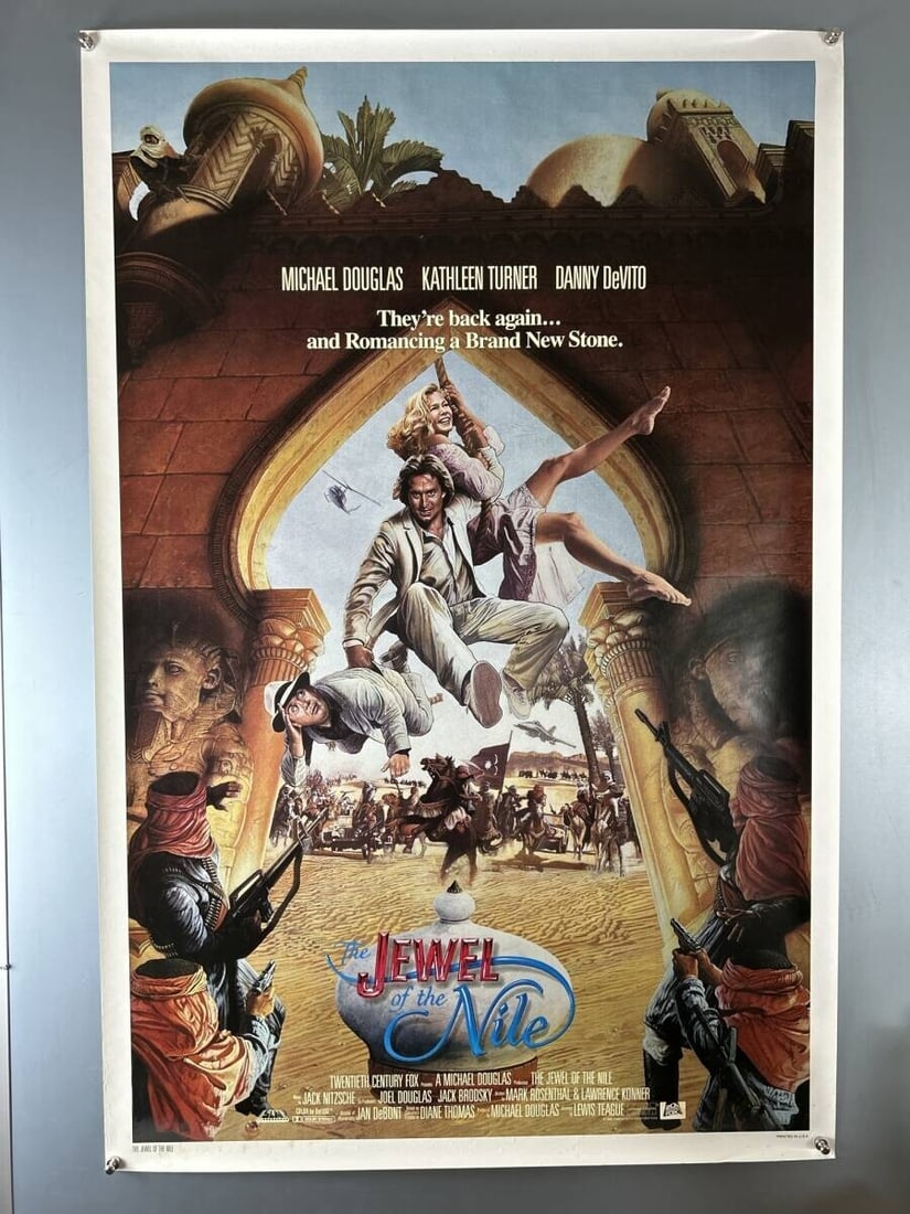 Michael Douglas US Poster Jewel of the Nile 103x69 cm (1 of 3)