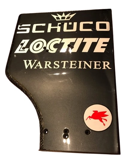 F1 Formula 1 McLaren Mercedes 2002 Rear Wing End Plate MP4/ 17 Machine Parts used: F1 Formula 1 McLaren Mercedes 2002 Rear Wing End Plate MP4/ 17 Machine Parts used Rear wing end plate from the iconic 2002 McLaren Mercedes F1 car, MP4/17. Made entirely of black machine parts, this c