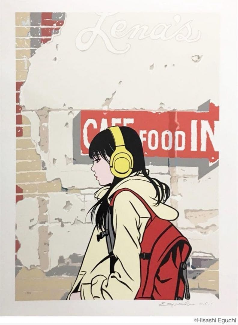 Hisashi Eguchi Lena's Caf Print Edition with Autograph takashi murakami: Hisashi Eguchi Lena's Caf Print Edition with Autograph takashi murakami Item Specifics: Type: Print Product Disclaimer: Please review the full description and photos. Lithographs may be plate-signed, 