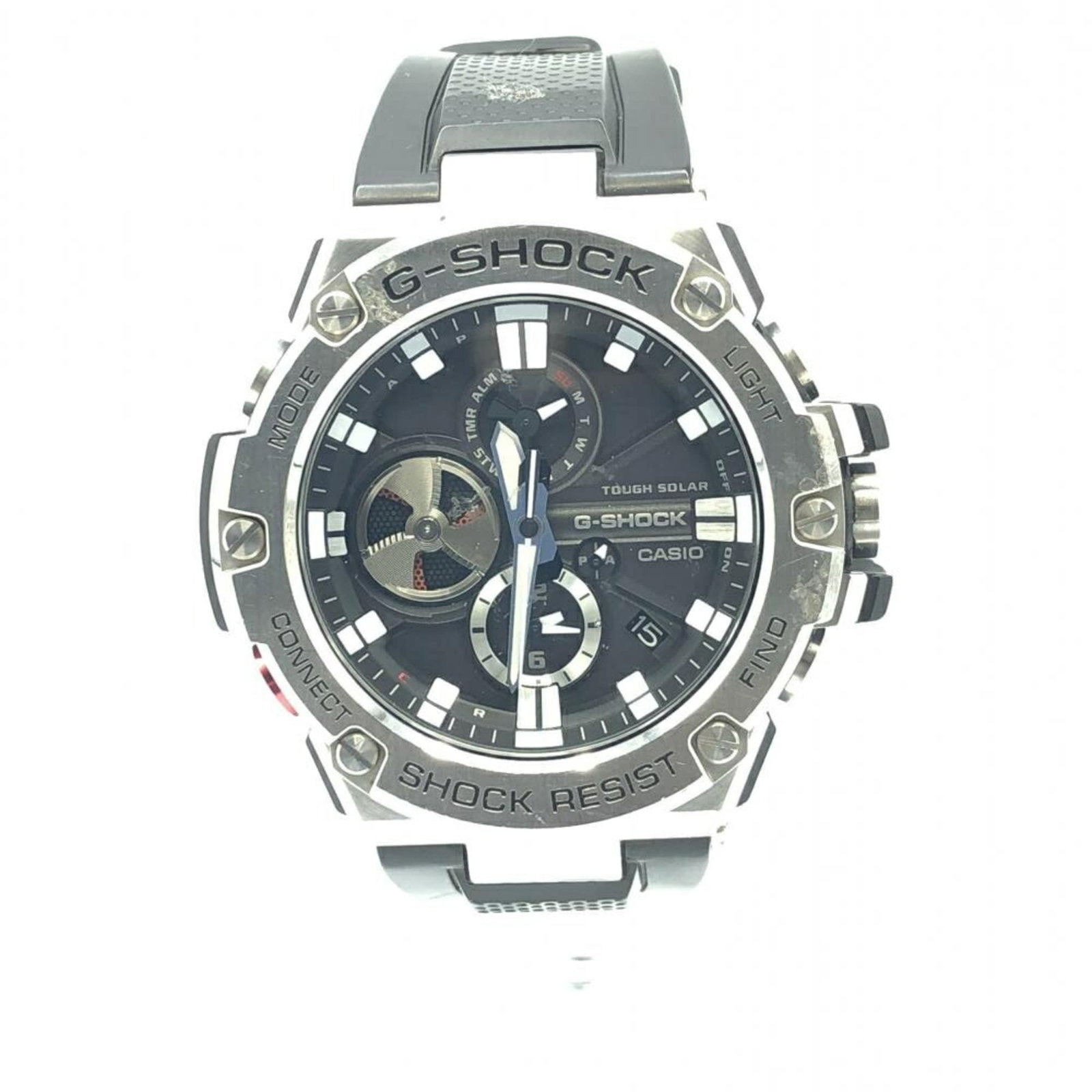 Wristwatch from Casio: Wristwatch from Casio Casio wristwatch with an analog display, measuring 45mm in diameter and suitable for wrists up to 23.5cm in length. The watch has traces of usage and minor damages/dirt, but rema