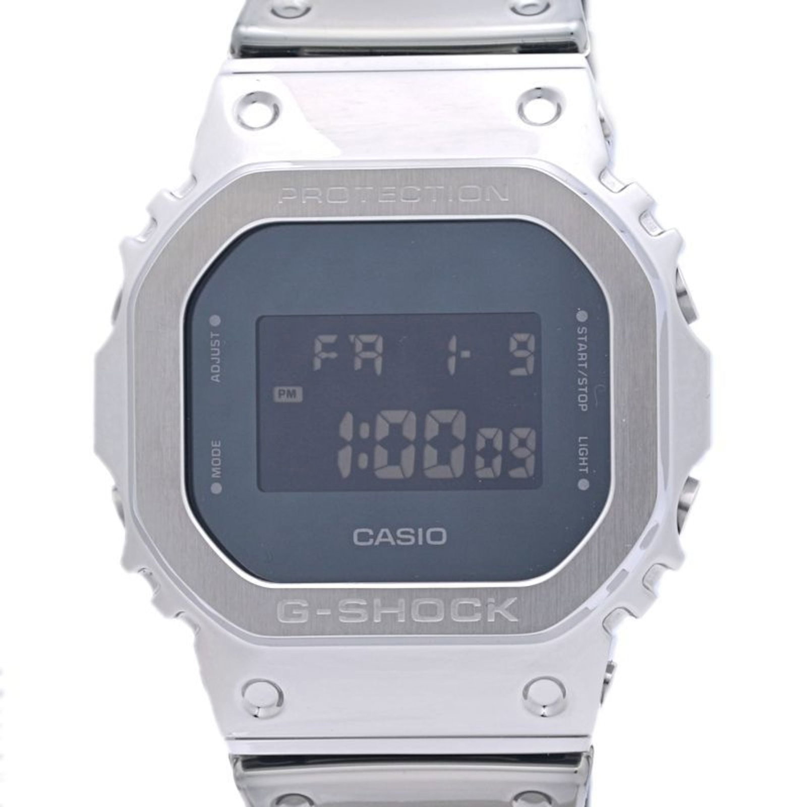 Wristwatch from Casio: Wristwatch from Casio Stainless steel construction provides durability and a sleek look, while the black dial adds a touch of sophistication. This Casio wristwatch features a 43mm case diameter and ad