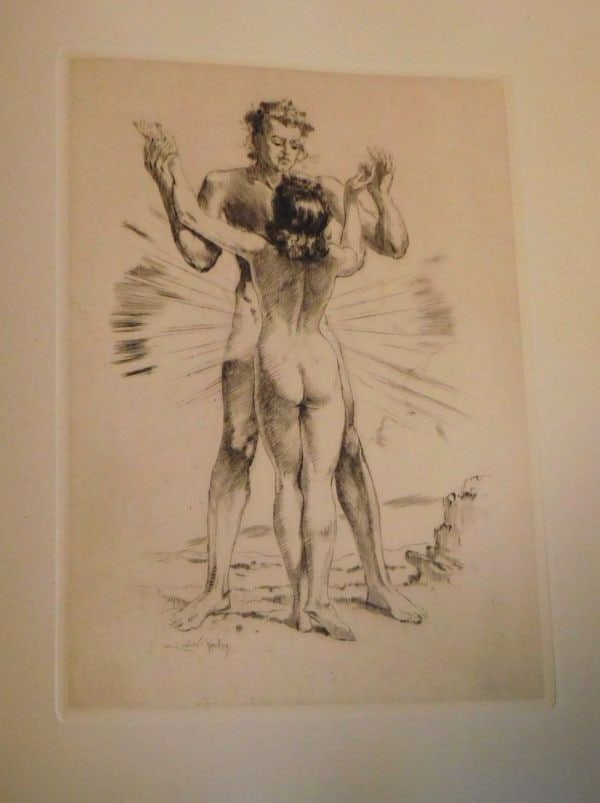 Almery Lobel-Riche Le Cantique des Cantiques 1947 Signed Suite Drawing: Almery Lobel-Riche Le Cantique des Cantiques 1947 Signed Suite Drawing The Almery Lobel-Riche Le Cantique des Cantiques 1947 Signed Suite Drawing is an original, privately published work by the artist