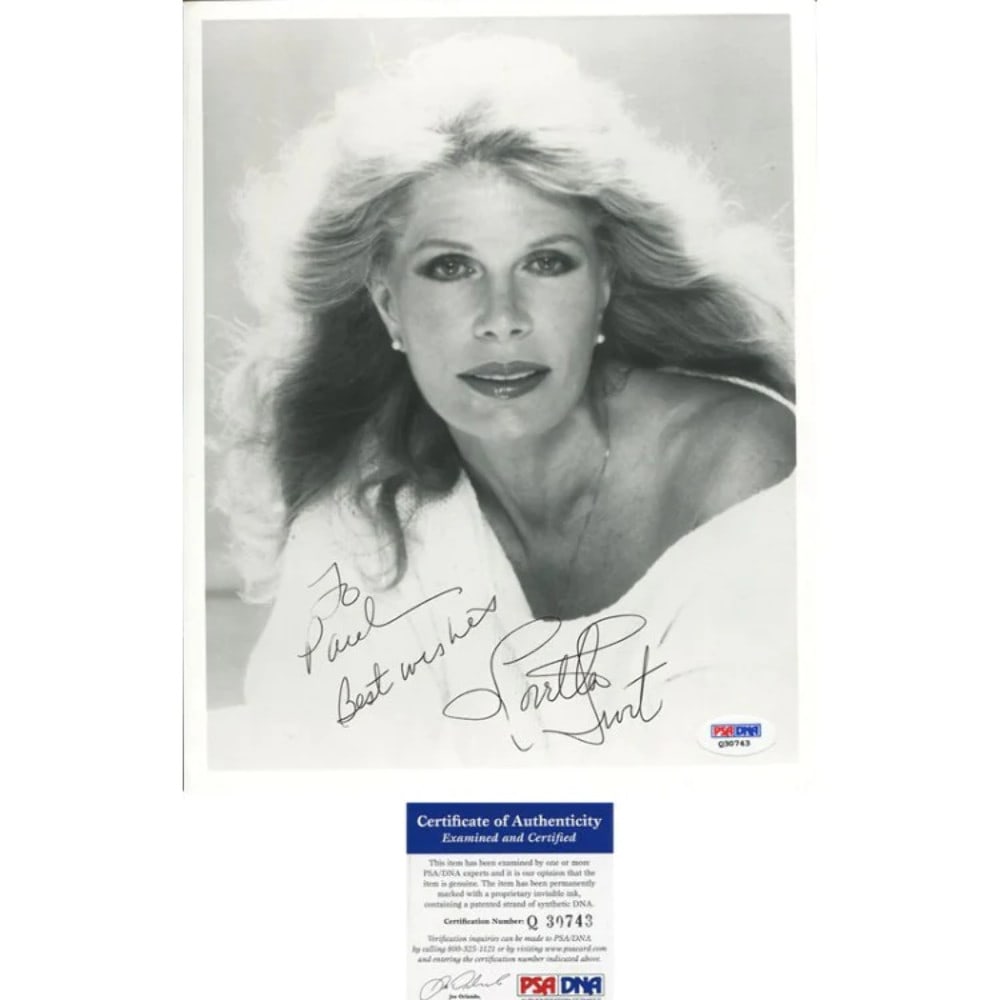 Loretta Swit Autographed 8x10 Photo PSA: Loretta Swit Autographed 8x10 Photo PSA Loretta Swit's iconic image bears her signature on an 8x10 photo, a tangible piece for fans and collectors alike. The American stage and television actress, bes