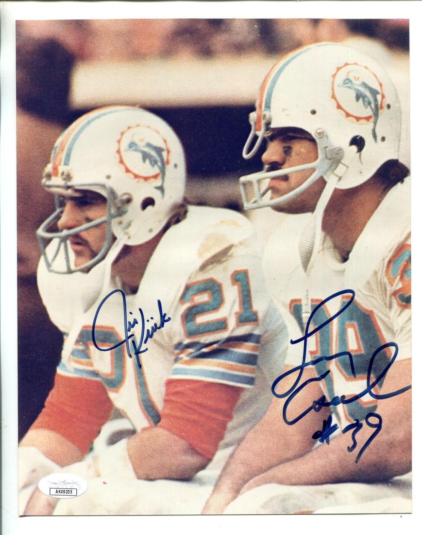 Jim Kiick and Larry Csonka Autographed 8x10 Photo (JSA) (1 of 1)