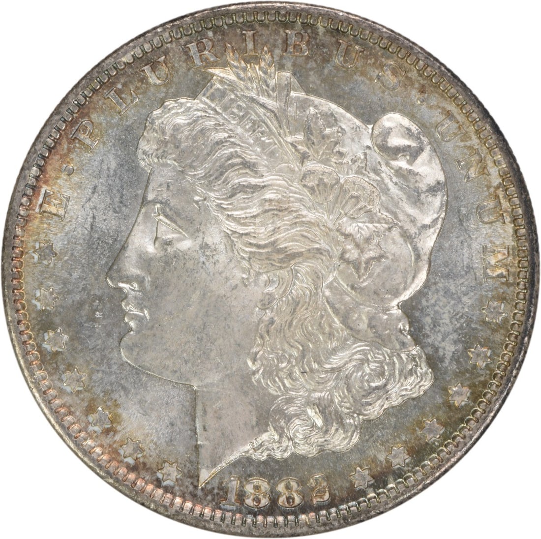 1882-S Morgan Silver Dollar Choice BU Uncertified: 1882-S Morgan Silver Dollar Choice BU Uncertified Choice BU Uncertified 1882-S Morgan Silver Dollar features an uncirculated condition and a high grade, showcasing its premium silver content. This