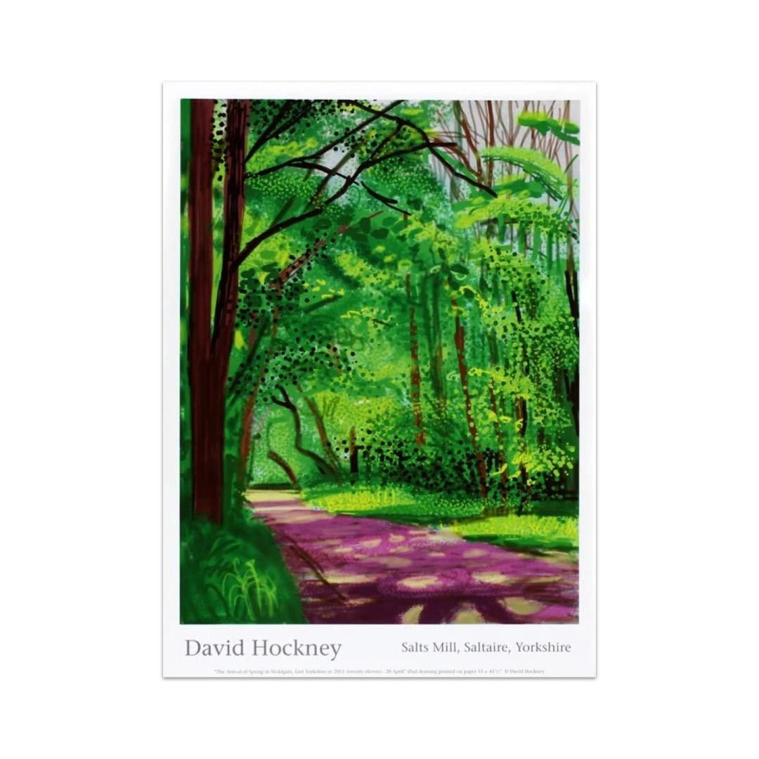 David Hockney Original Exhibition Poster -28th May 2011 (The Arrival of Spring) (1 of 1)
