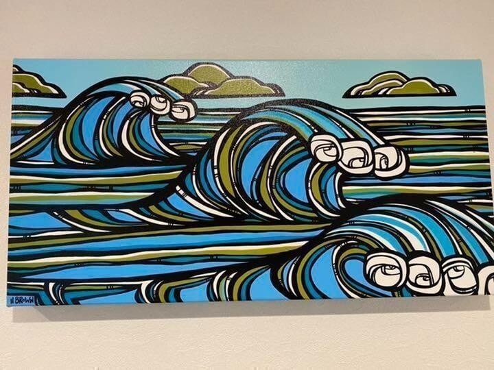 Canvas print edition autographed by Heather Brown (1 of 5)