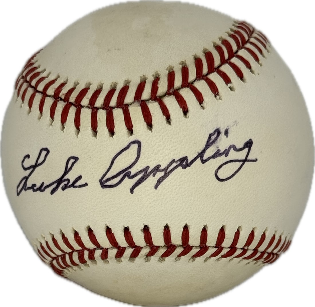 Luke Appling Autographed Official American League Baseball (1 of 2)
