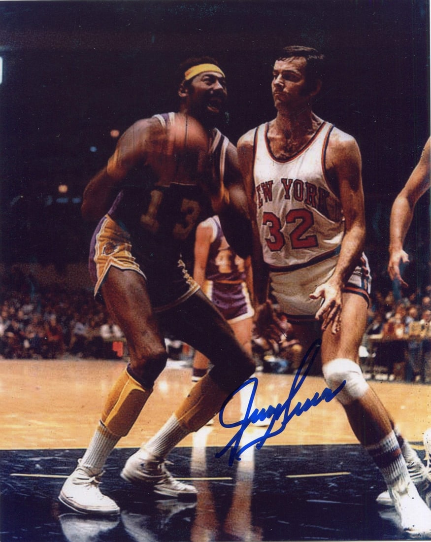 Lucas Jerry Autographed Basketball Photo (1 of 1)
