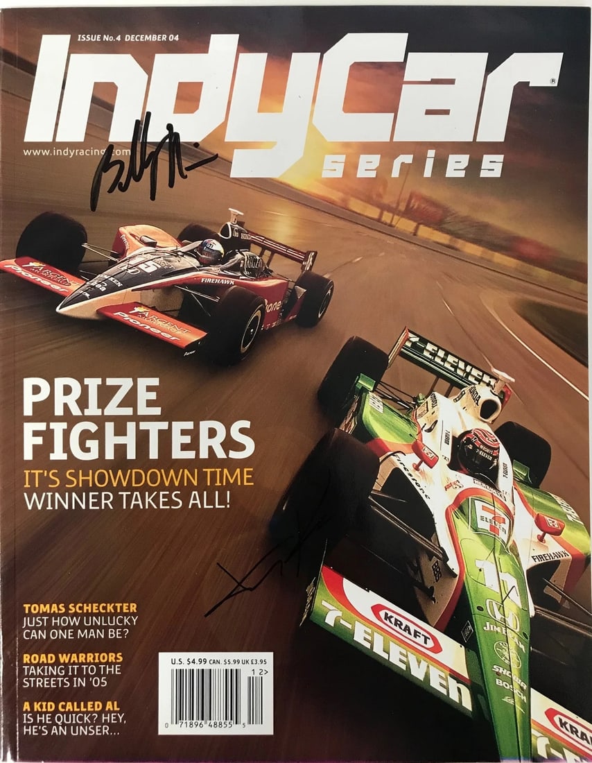 IndyCar Series Magazine December 2004 Signed By Tony Kanaan: IndyCar Series Magazine December 2004 Signed By Tony Kanaan Item Specifics: Buddy Rice Tony Kanaan Signed IndyCar Series Magazine Signed in black sharpie across the front of the magazine Magazine is