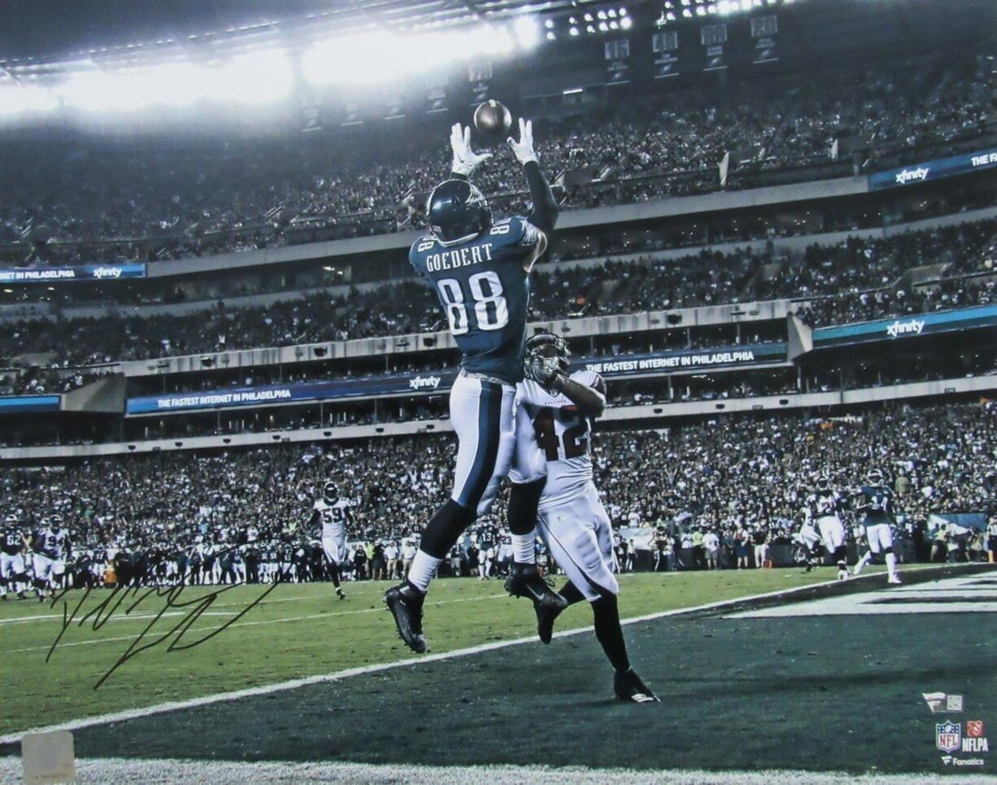 Dallas Goedert Autographed 16x20 Photo Philadelphia Eagles Fanatics: Dallas Goedert Autographed 16x20 Photo Philadelphia Eagles Fanatics Item Specifics: Autograph Authentication: Fanatics Authentic League: NFL Original/Reprint: Original Product: Photo Team: Philadelphi