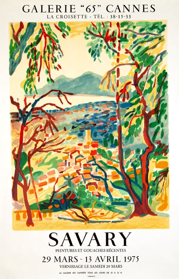 Robert Savary 1975 Galerie Cannes Grasse (1 of 3)