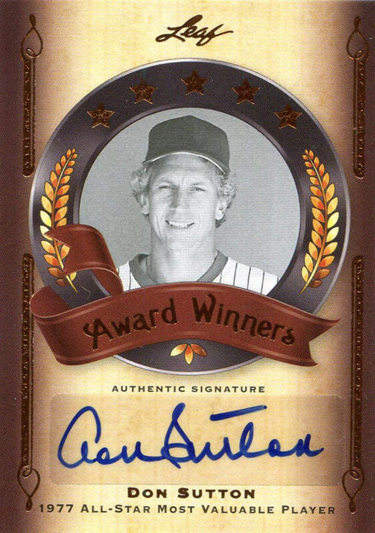 Don Sutton Autographed 2011 Leaf Card (1 of 1)