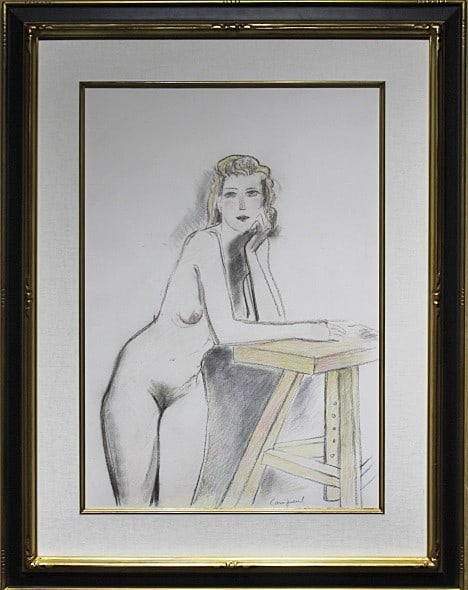 Cassigneul Jean-Pierre Original Pastel Nude Signed COA 2004 Latelier: Cassigneul Jean-Pierre Original Pastel Nude Signed COA 2004 Latelier Item Specifics: Unit Of Sale: Single Piece Artist: Jean-Pierre Cassigneul Signed By: Jean-Pierre Cassigneul Size: Medium Signed: Ye