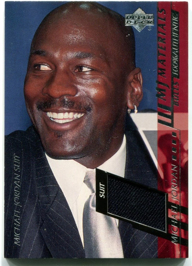 Upper Deck Materials Suit Card Jordan MJ 2000 (1 of 2)