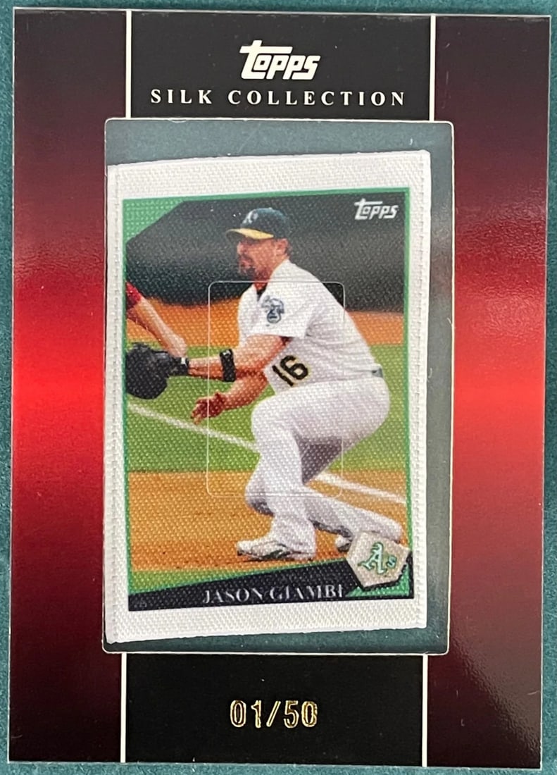 Jason Giambi Silk Collection Card Topps 2009 50 (1 of 2)