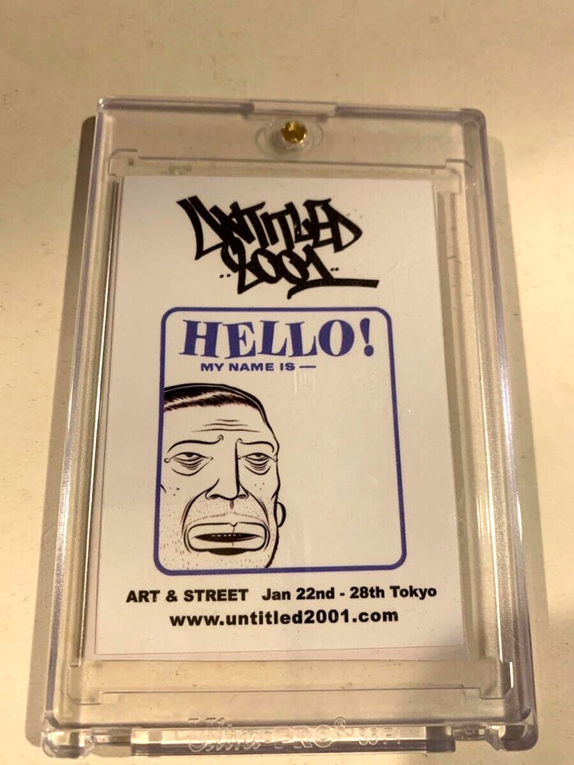 UNTITLED 2001 Barry McGee Sticker keith haring margaret kilgallen (1 of 1)