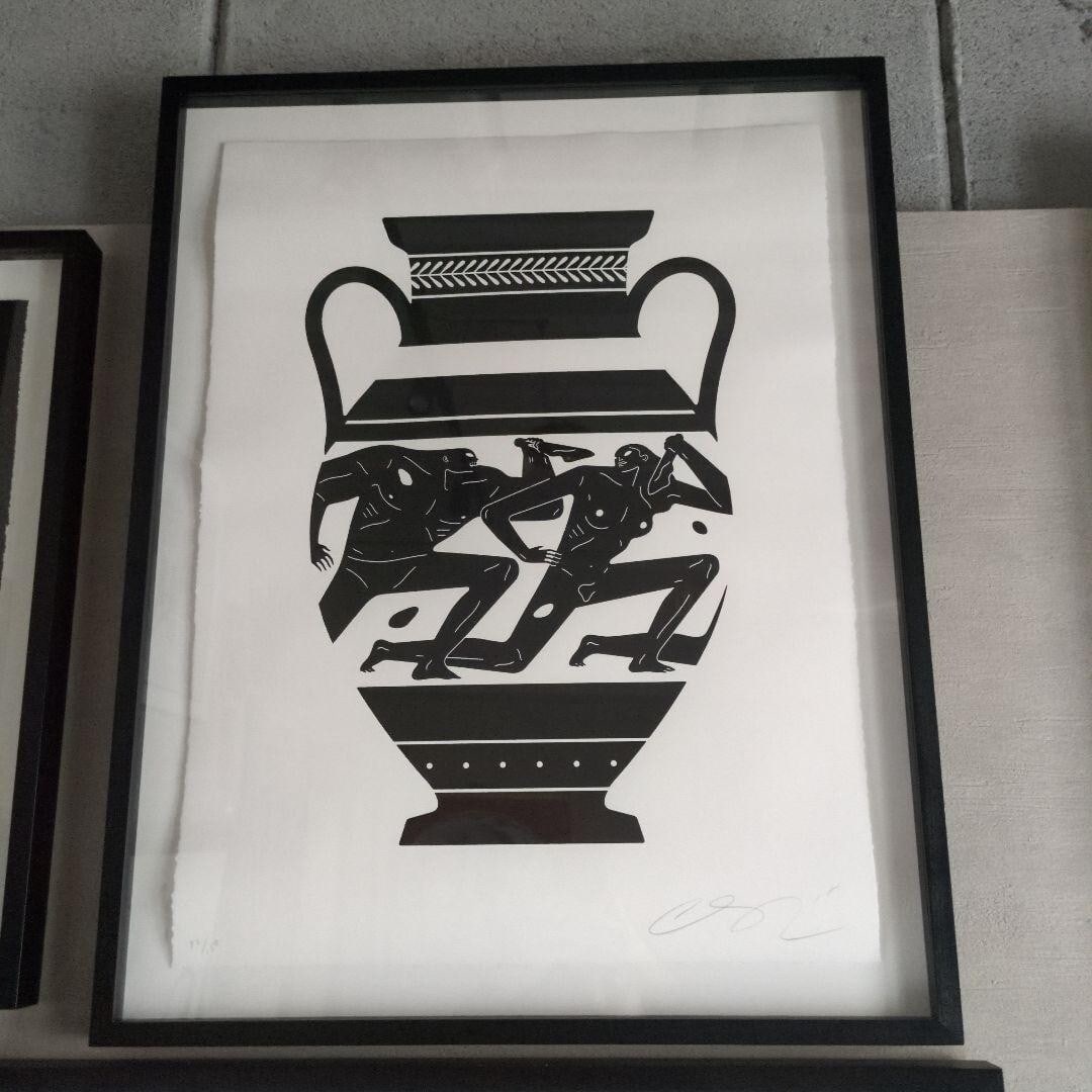 Cleon PetersonEnd Of Empire, Amphora61 x 46 cm: Cleon PetersonEnd Of Empire, Amphora61 x 46 cm Cleon Peterson's End Of Empire, Amphora measures 61 x 46 cm in medium size. This print features the artist's unique style and theme, presented on paper