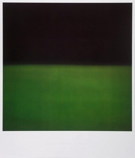 Hiroshi Sugimoto Poster OPTICKS green 825700 (1 of 1)