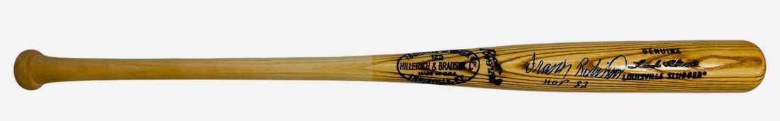 Frank Robinson Louisville Slugger Autographed R161 Bat (1 of 2)