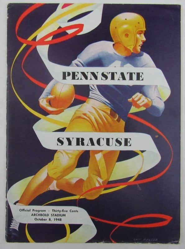 Nittany Lions Football 1948 Penn State Syracuse College (1 of 4)
