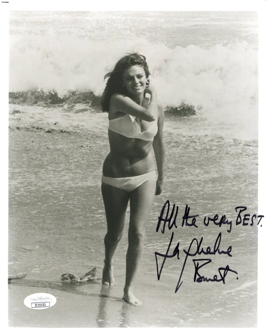 Jacqueline Bisset Autographed 8x10 Photo (JSA): Jacqueline Bisset Autographed 8x10 Photo (JSA) James Spence Authentication (JSA) certifies the authenticity of this Jacqueline Bisset autographed 8x10 photo, signed in black sharpie across the front.