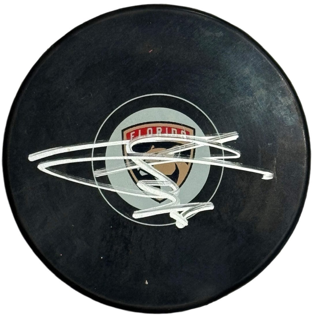 Beckett Witness Sergei Bobrovsky Autographed Florida Panthers Puck: Beckett Witness Sergei Bobrovsky Autographed Florida Panthers Puck Item Specifics: Brand: Beckett Sergei Bobrovsky Autographed "24 SC Champs" Florida Panthers Puck is a must-have for any hockey fan Ea