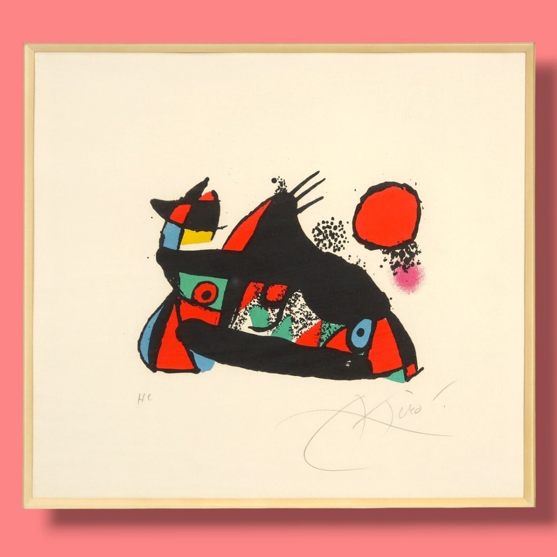 Miro Little Stringbean Joan Signed HC 1978 Lithograph - 3