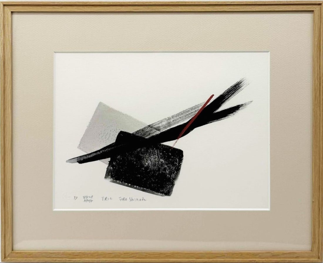 Toko Shinoda "TRIO" Print, Autographed Edition, Framed, 1997, ED28 AP2/ 5 (1 of 3)