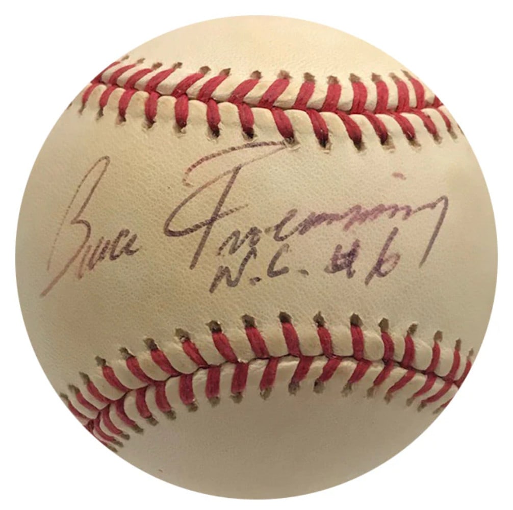 Bill Froemming "N.L. #6"Autographed Baseball (JSA): Bill Froemming "N.L. #6"Autographed Baseball (JSA) Item Specifics: Brand: James Spence Authentication (JSA) Bill Froemming "N.L #6"Autographed Baseball (JSA) Signed in blue pen acrossthe sweet spot of