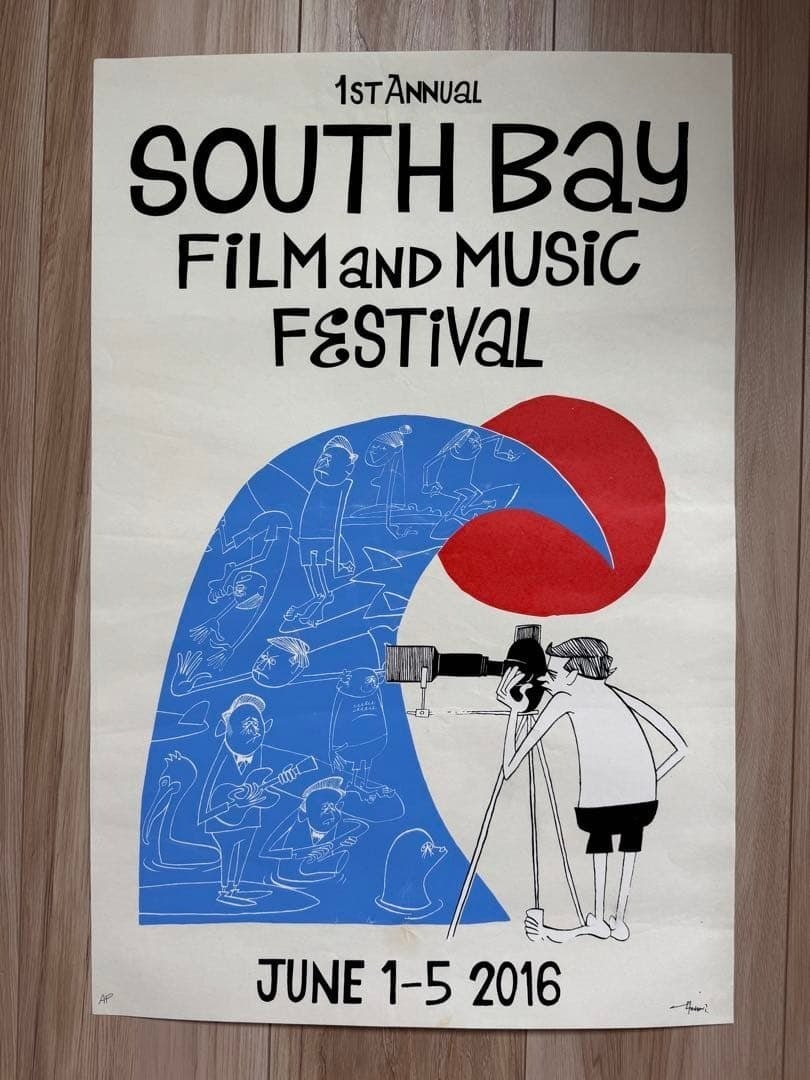 South Bay Film and Music Festival 2016 Hanai Silkscreen Signed Poster: South Bay Film and Music Festival 2016 Hanai Silkscreen Signed Poster Item Specifics: Type: Poster Product Disclaimer: Please review the full description and photos. Lithographs may be plate-signed, h