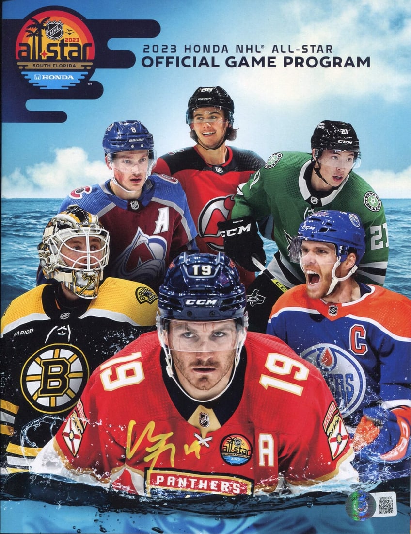 Tkachuk Autographed 2023 NHL All Star Game Official Program BAS (1 of 2)
