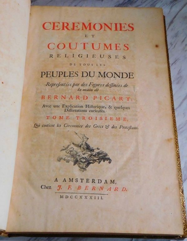 1733 Bernard Picart Vol.5 Tome III Religious Ceremonies Folio Engravings (1 of 10)